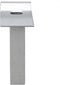 vidaXL - Gaaspoort - 289x75 - cm - gegalvaniseerd - staal - grijs