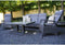 Loungetafel verstelbaar Prato Negro 140x85cm