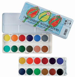 Talens Aquarelverf - 24 napjes en tube mengwit (24 napjes)
