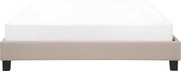 ROANNE - Tweepersoonsbed - Beige - 160 x 200 cm - Polyester