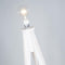 QAZQA Tripod Classic - Vloerlamp - 1 lichts - H 140 cm - Wit