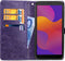 iMoshion Hoesje Geschikt voor Huawei Y5p Hoesje Met Pasjeshouder - iMoshion Mandala Bookcase - Paars