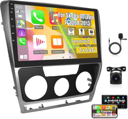 NHOPEEW Android autoradio voor Skoda Octavia II 2008-2013 - Double Din