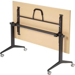 Universele klaptafel breed 160CM diep 80CM bladkleur Kersen framekleur Wit (RAL9010)