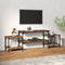 vidaXL - Tv-meubel - 157x35x52 - cm - bewerkt - hout - gerookt - eikenkleurig