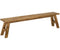 Eetbank Lawas - 182x34x20 - Naturel - Rustiek oud teak