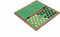 Wegiel DAM-100-WD - Houten Dambord met Inlegblad - 40 x 40 cm (set van 40)