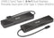 Club 3D CSV-1584 - 6-in-1 Dual Displays Portable Dock - USB3.2 Gen2 Type-C 4K60Hz - Zwart