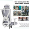 Backerz Motion Mesh - Ergonomische Bureaustoel - NEN-EN1335 Gecertificeerd - Wit & Grijs Mesh