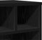 vidaXL - Printerstand - met - Wielen - Zwart - Eiken - 41x32x34,5 - cm