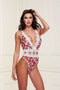 Baci - White Floral & Lace Teddy S/M