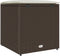 vidaXL - Kussenbox - Bruin - 50x50x50 - cm - van - Poly - Rattan