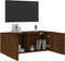 vidaXL - Tv-meubel - wandgemonteerd - 100x30x41 - cm - bruin - eikenkleur