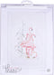 Thea Gouverneur - Borduurpakket met telpatroon - 1070 - Voorgesorteerde DMC Garens - Flamingo - Linnen - 38 cm x 65 cm - DIY Kit