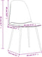 vidaXL - Eetkamerstoelen - 4 - st - 45x53,5x83 - cm - kunstleer - zwart