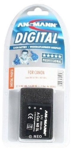 Ansmann A-Can LP-E5 - Accu Li-Ion 1000mAh - Zwart