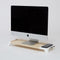 Monitorstandaard met snellader en draadloos opladen voor 3-in-1 apparaten POUT EYES 8 witte kleur