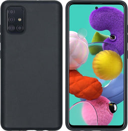 iMoshion Hoesje Geschikt voor Samsung Galaxy A51 Hoesje Siliconen - iMoshion Eco-Friendly Backcover - Zwart