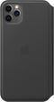 Apple iPhone 11 Pro Max - Leather Folio Booktype - Echt leer - Zwart