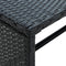 vidaXL - Salontafel - 70x40x38 - cm - poly - rattan - zwart
