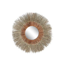 Wandspiegel Home ESPRIT Bruin Natuurlijk Tropisch 130 x 17 x 130 cm