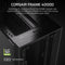 Corsair Frame 4000D - ATX Tower - Modulaire behuizing met Airflow-voorpaneel - Zwart