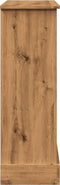 vidaXL - Haardombouw - 90x30x90 - cm - bewerkt - hout - artisanaal - eikenkleurig