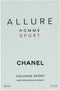 Chanel Allure Homme Sport 150 ml - Eau de Cologne - Herenparfum