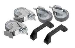 Raaco H&C-BRAK - Set van 4 zwenkwielen + handgreep (set van 4)