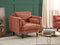 NURMO - Fauteuil - Goudbruin - Polyester