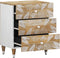 vidaXL - Nachtkastje - 50x33x60 - cm - massief - mangohout