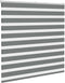 vidaXL - Zebra - rolgordijn - 145x100 - cm - stofbreedte - 140,9 - cm - donkergrijs
