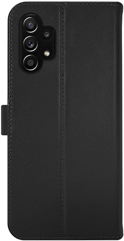 Valenta Galaxy A13 - Book Case - Handgemaakt volnerf leder - Zwart