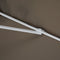 AXI Marisol - Zweefparasol Ø 300cm - 360° Draaibaar - Kantelbaar - Wit/taupe