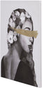 Schilderij Home ESPRIT Vrouw Gouden Modern 70 x 3,7 x 100 cm (2 Stuks)