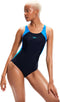 Speedo Colourblock Splice Muscleback - Sportbadpak - Endurance10 - Marine/Blauw - Maat 38