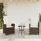 vidaXL - Tuinstoelen - 2 - st - verstelbaar - met - kussens - poly - rattan - bruin