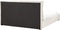 BAJONNA - Bed met opbergruimte - Lichtbeige - 160 x 200 cm - Polyester