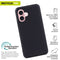 Muvit for Change - Telefoonhoes iPhone 16 - Eco-friendly - Zwart
