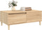 vidaXL - Salontafel - 90x50x36,5 - cm - bewerkt - hout - sonoma - eikenkleurig