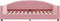 vidaXL - Slaapbank - 90x200 - cm - fluweel - roze