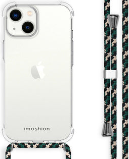 imoshion Hoesje Geschikt voor iPhone 14 Hoesje Met Koord - imoshion Backcover met koord - Transparant