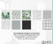 Loti Living Douchegordijn Anti Schimmel – Blaadjes - Inclusief ringen – Waterdicht - Polyester -