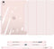 Dux Ducis Tablethoes geschikt voor iPad Air 11 (2024/2025) / Air (2020/2022) Hoesje - Toby Tri-Fold Book Case met Wake/Sleep - Roze