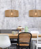 GOOD&MOJO Hanglamp Iguazu - Jute - Recht - Ø50cm - Scandinavisch,Bohemian - Hanglampen Eetkamer, Slaapkamer, Woonkamer