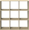 vidaXL - Kamerscherm - / - boekenkast - 102x29x103,5 - cm - hout - sonoma - eikenkleur