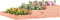 vidaXL - Plantenbak - 107x107x27 - cm - massief - douglashout