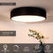 Lucide TALOWE LED - Plafonnière - Dimbaar 1x42W 3000K - Ø 60 cm - Zwart