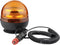 Nicar Zwaailicht WL539WB 12 V, 24 V Magneetvoet, Zuignapvoet