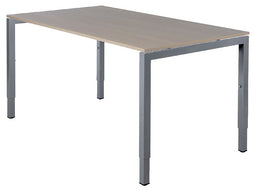 Nice Price Office - Bureau fyra 120x80cm instelbaar alu blad ew